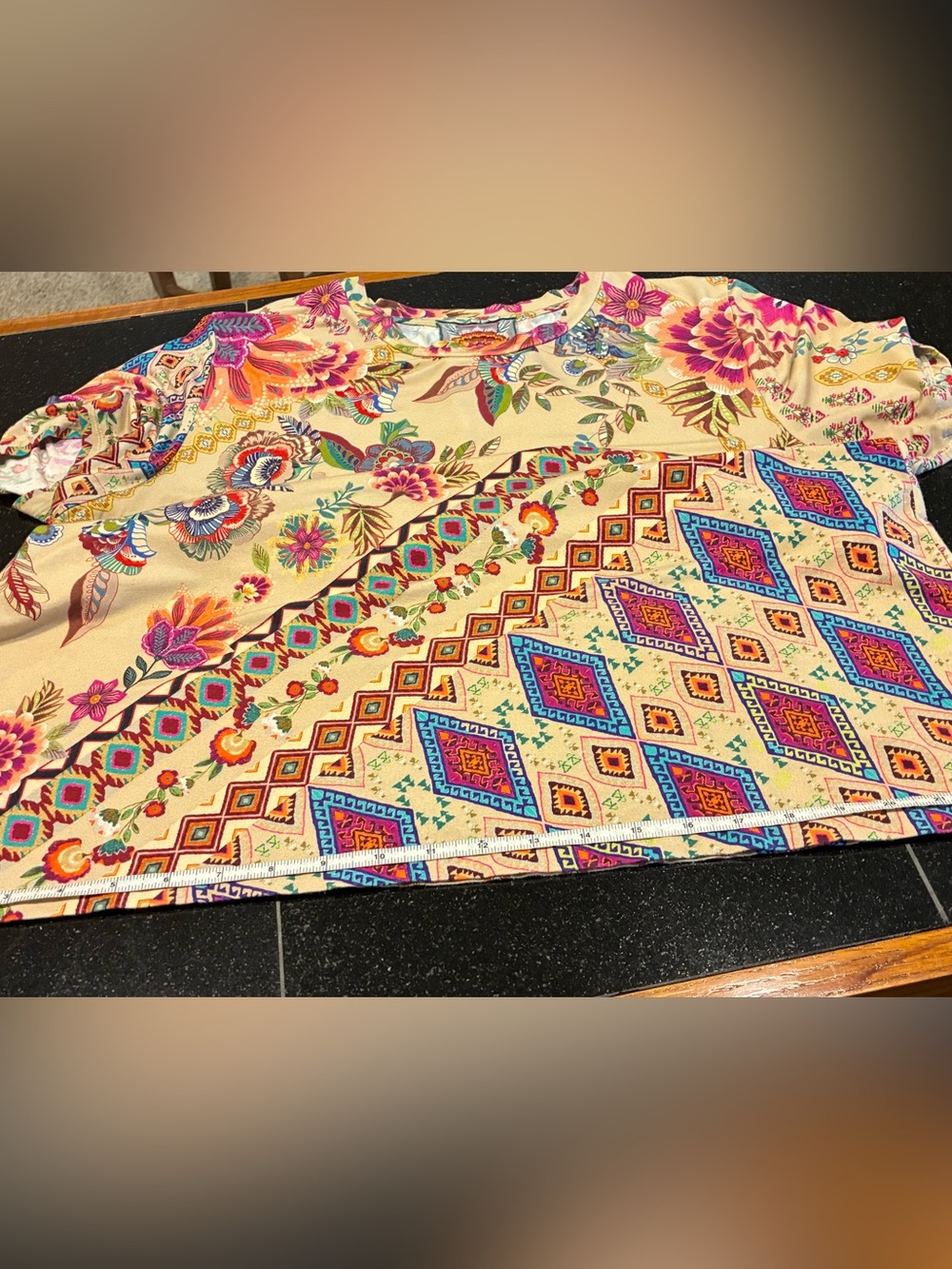 Johnny Was Zaki Favorite Crewneck Tee Multi SZ. XL Women’s - Picture 9 of 12